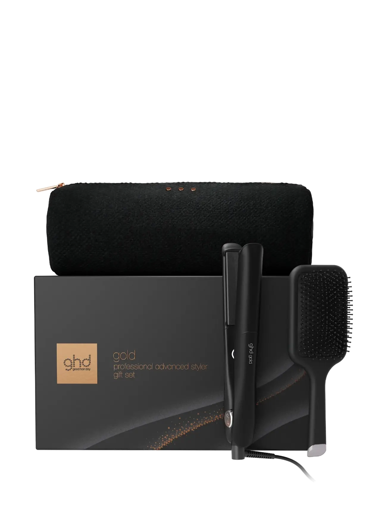 ghd ghd Gold Hair Straightener - Festive Gift Set in Black - Hårborstar & kammar - NO COLOR / undefined