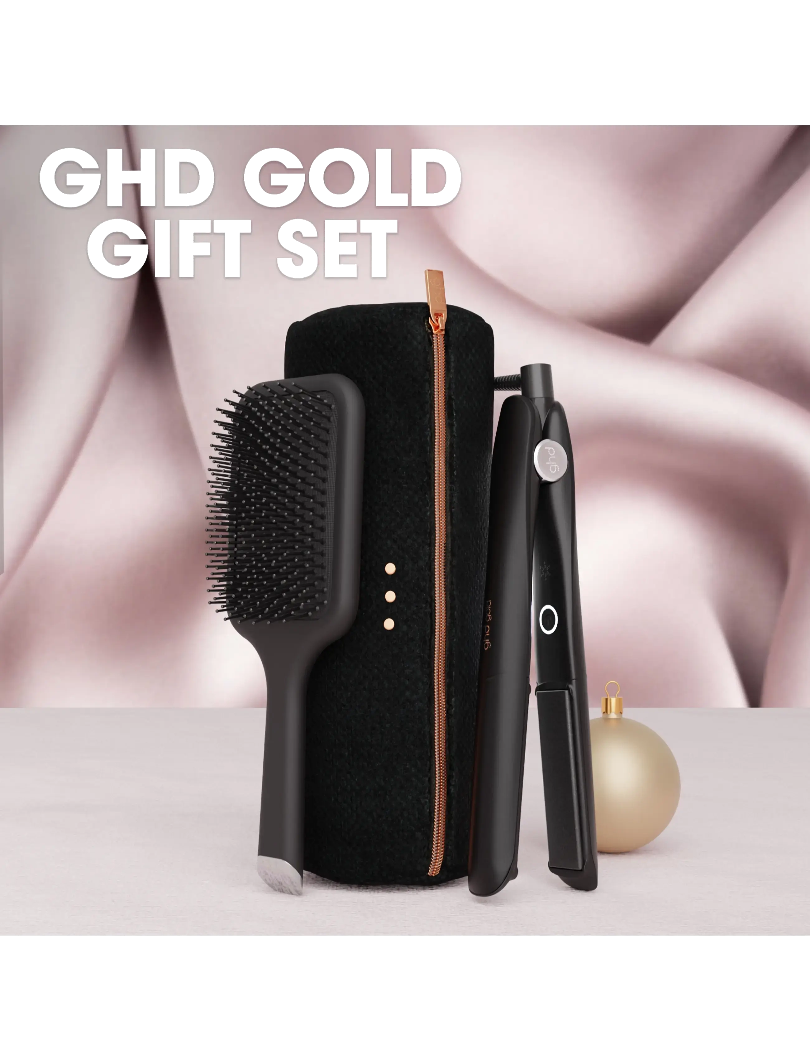 ghd - ghd Gold Hair Straightener - Festive Gift Set in Black - gåvoset - no color - 2