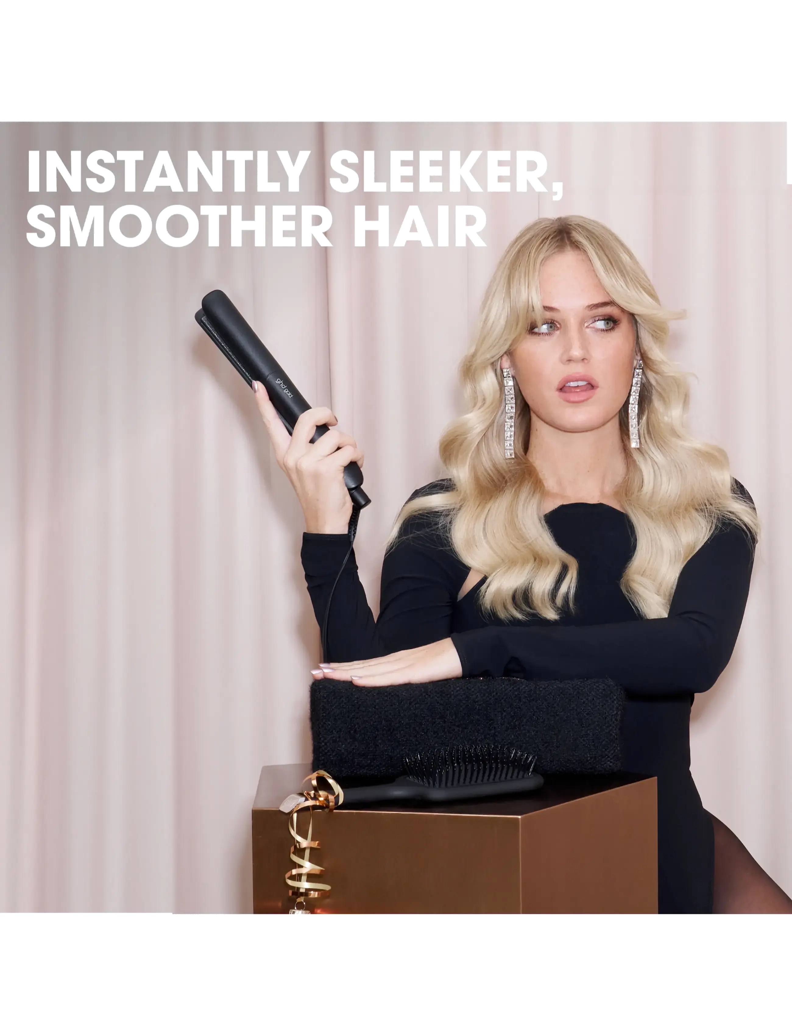 ghd - ghd Gold Hair Straightener - Festive Gift Set in Black - gåvoset - no color - 3