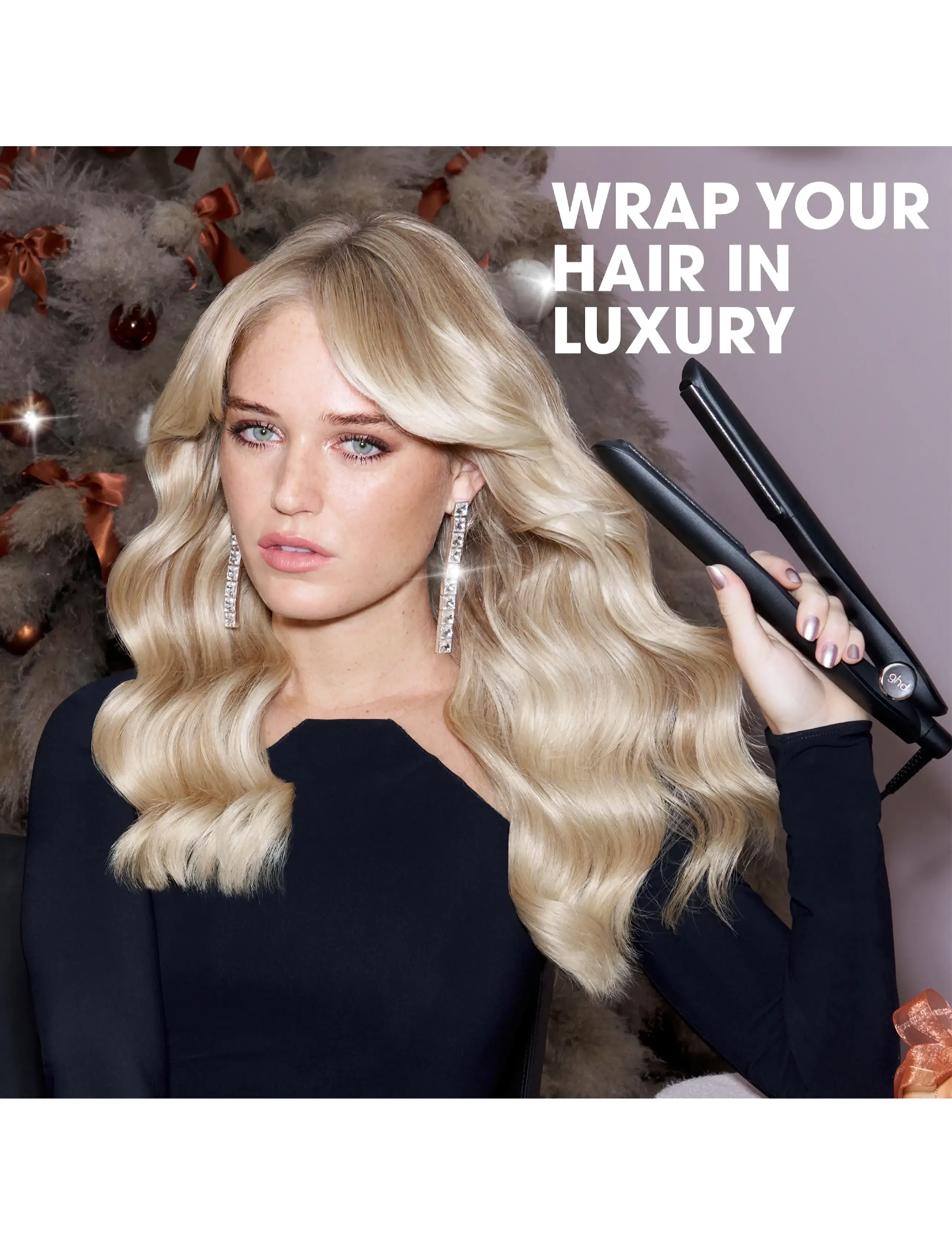 ghd - ghd Gold Hair Straightener - Festive Gift Set in Black - gåvoset - no color - 4