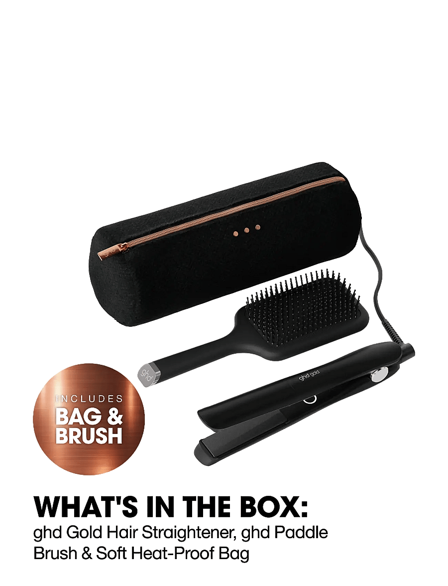 ghd - ghd Gold Hair Straightener - Festive Gift Set in Black - no color - 5
