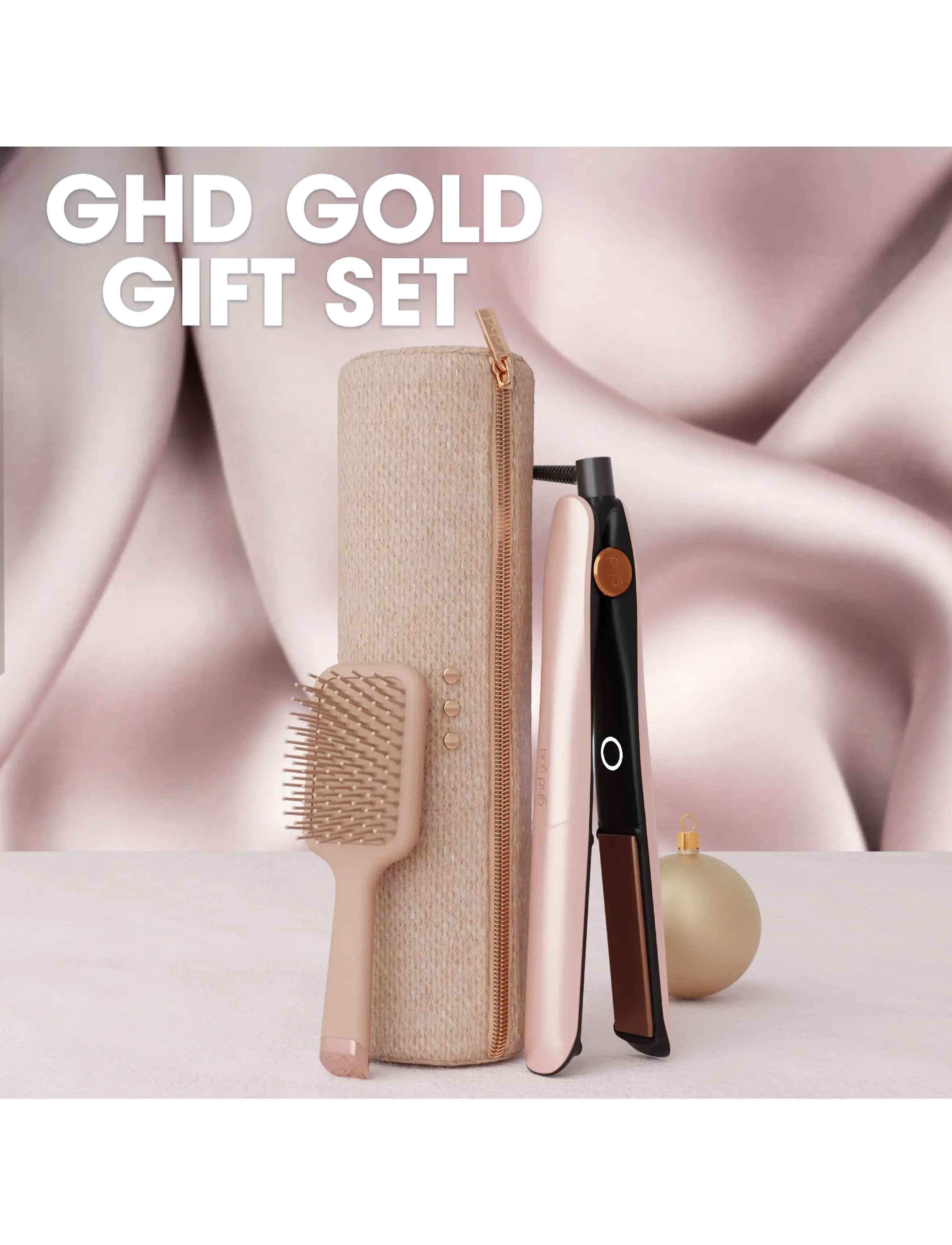 ghd - ghd Gold Hair Straightener - Festive Gift Set in Cashmere Beige - gåvoset - cashmere beige - 2