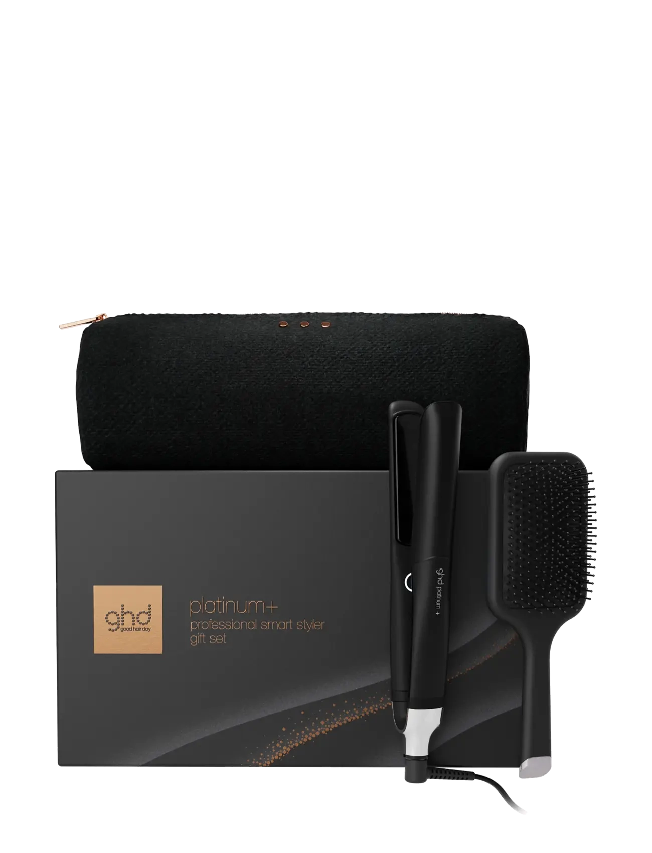 ghd ghd Platinum+ Hair Straightener - Festive Gift Set in Black - Gavesæt - NO COLOR / undefined