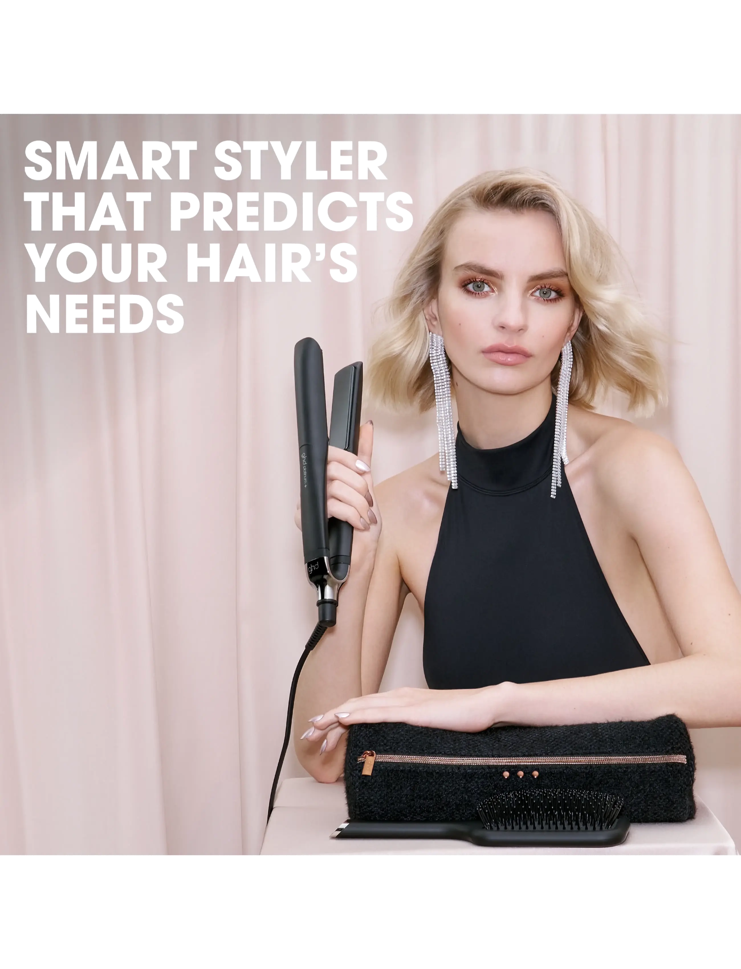 ghd - ghd Platinum+ Hair Straightener - Festive Gift Set in Black - over 500 kr - no color - 3