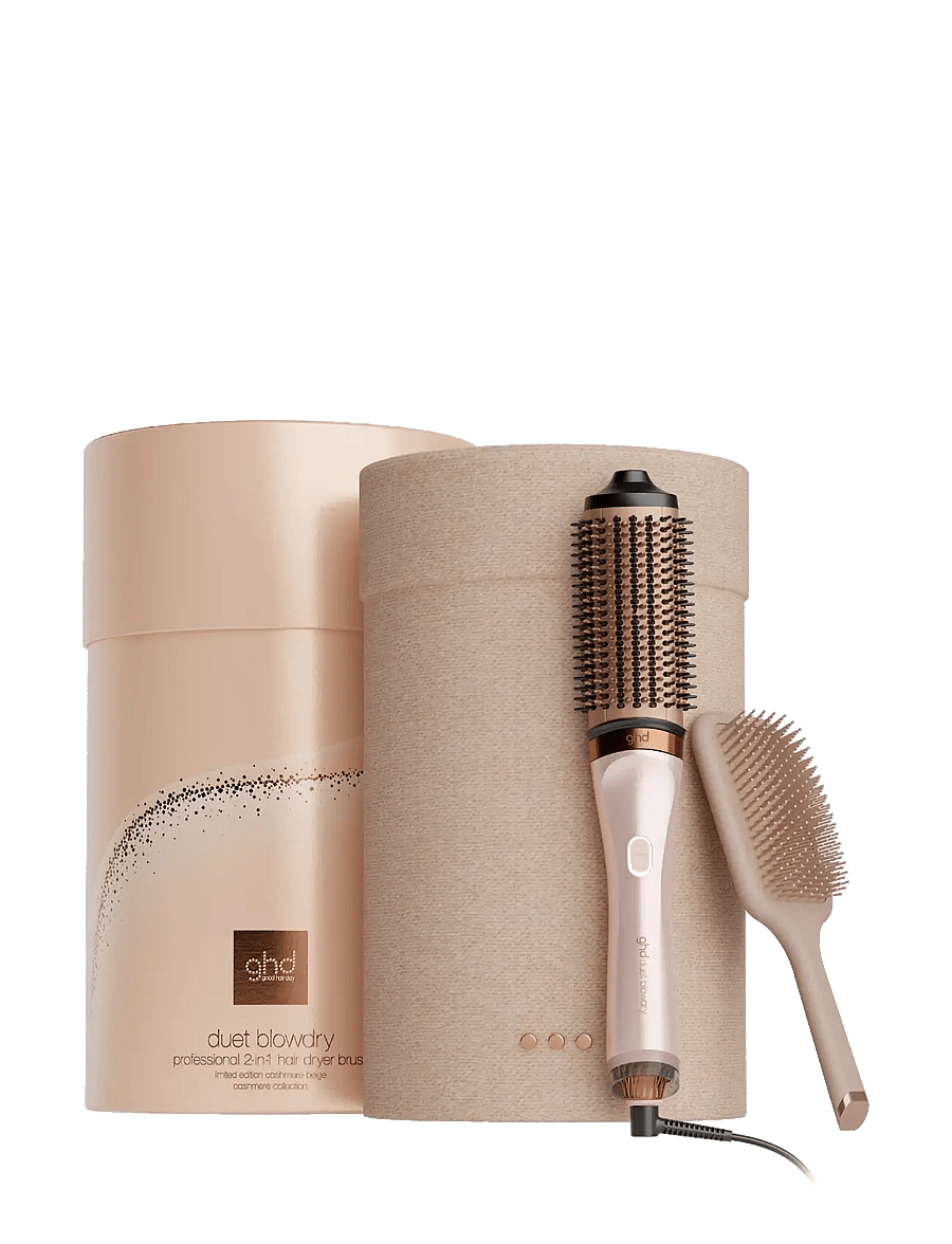 ghd - ghd Duet Blowdry 2-in-1 Hair Dryer Brush - Festive Gift Set In Cashmere Beige - cashmere beige - 1