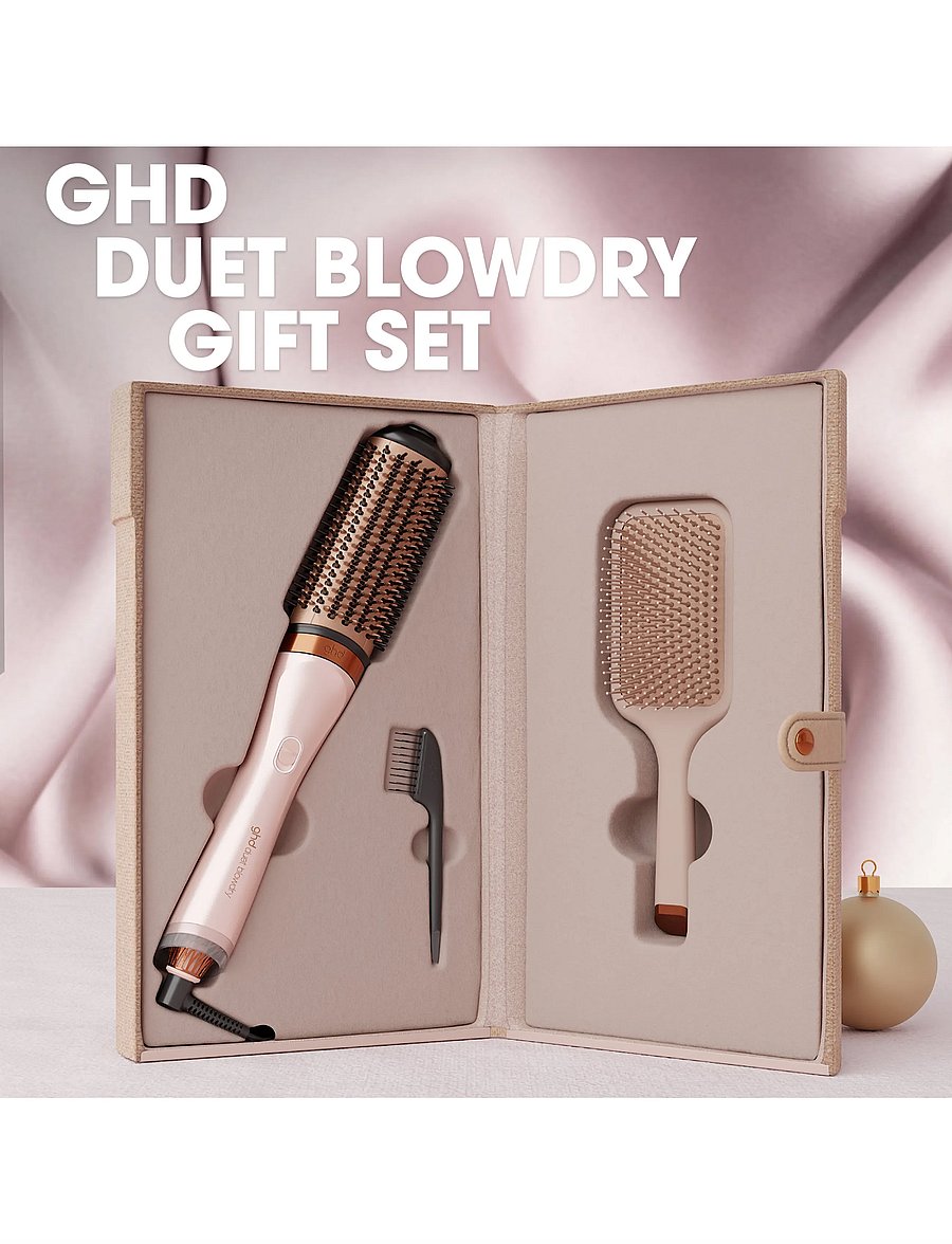 ghd - ghd Duet Blowdry 2-in-1 Hair Dryer Brush - Festive Gift Set In Cashmere Beige - cashmere beige - 0