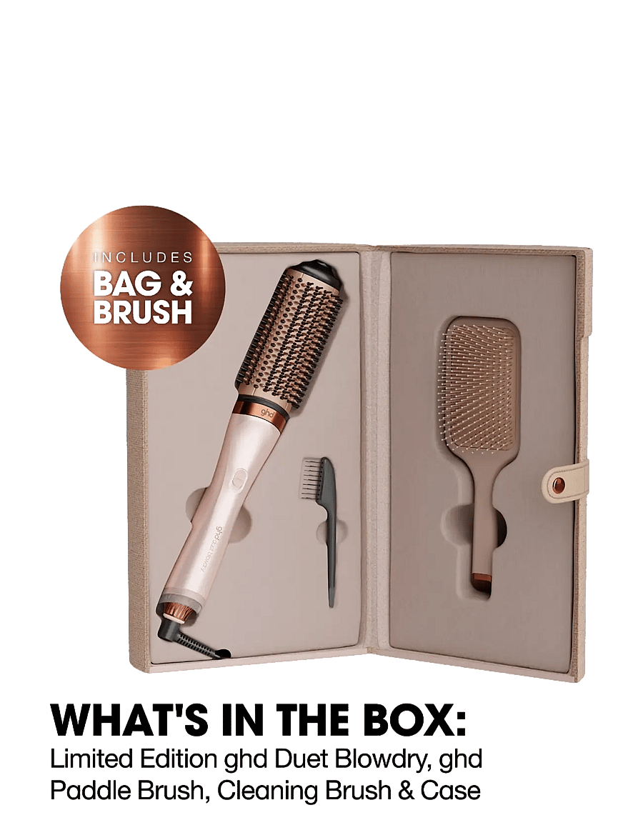 ghd - ghd Duet Blowdry 2-in-1 Hair Dryer Brush - Festive Gift Set In Cashmere Beige - cashmere beige - 4