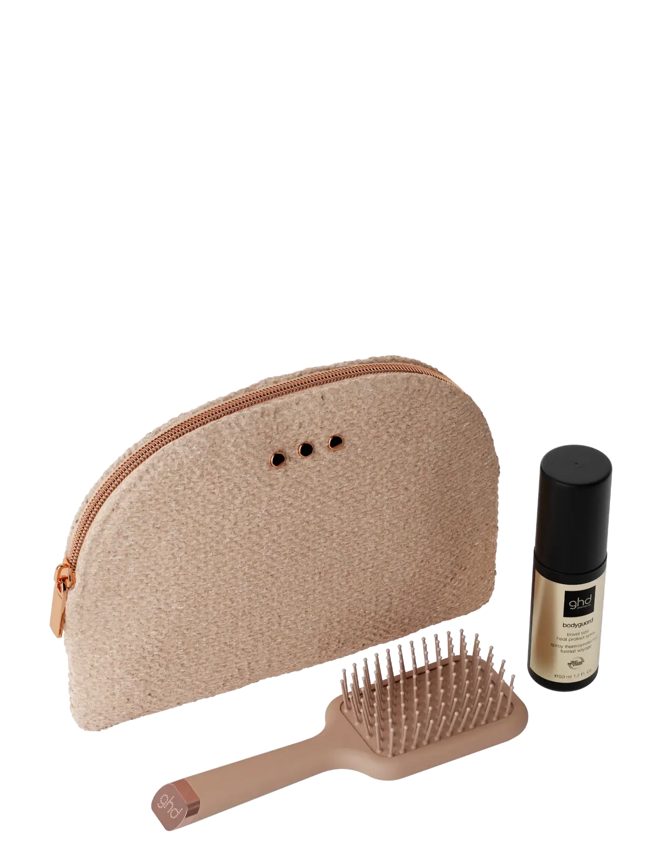 ghd ghd Style Gift Set - Mini The All-Rounder Paddle Brush & Mini Bodyguard - Gavesæt - CASHMERE BEIGE / beige