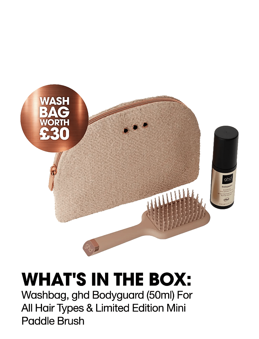ghd - ghd Style Gift Set - Mini The All-Rounder Paddle Brush & Mini Bodyguard - cashmere beige - 3