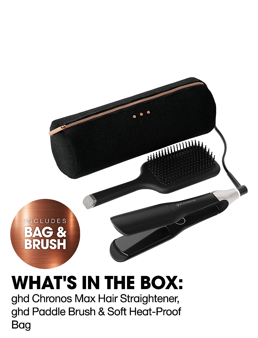 ghd - ghd Chronos Max - Wide Plate Hair Straightener - Festive Gift Set in Black - no color - 5