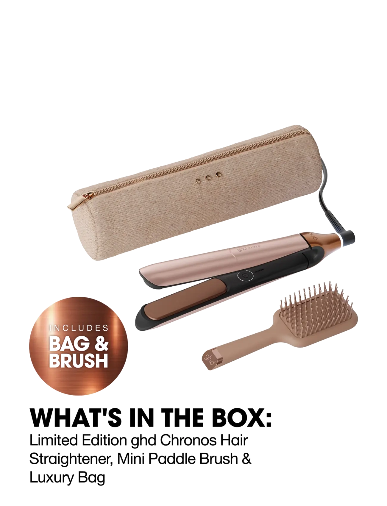 ghd - ghd Chronos Hair Straightener - Festive Gift Set in Cashmere Beige - cashmere beige - 5