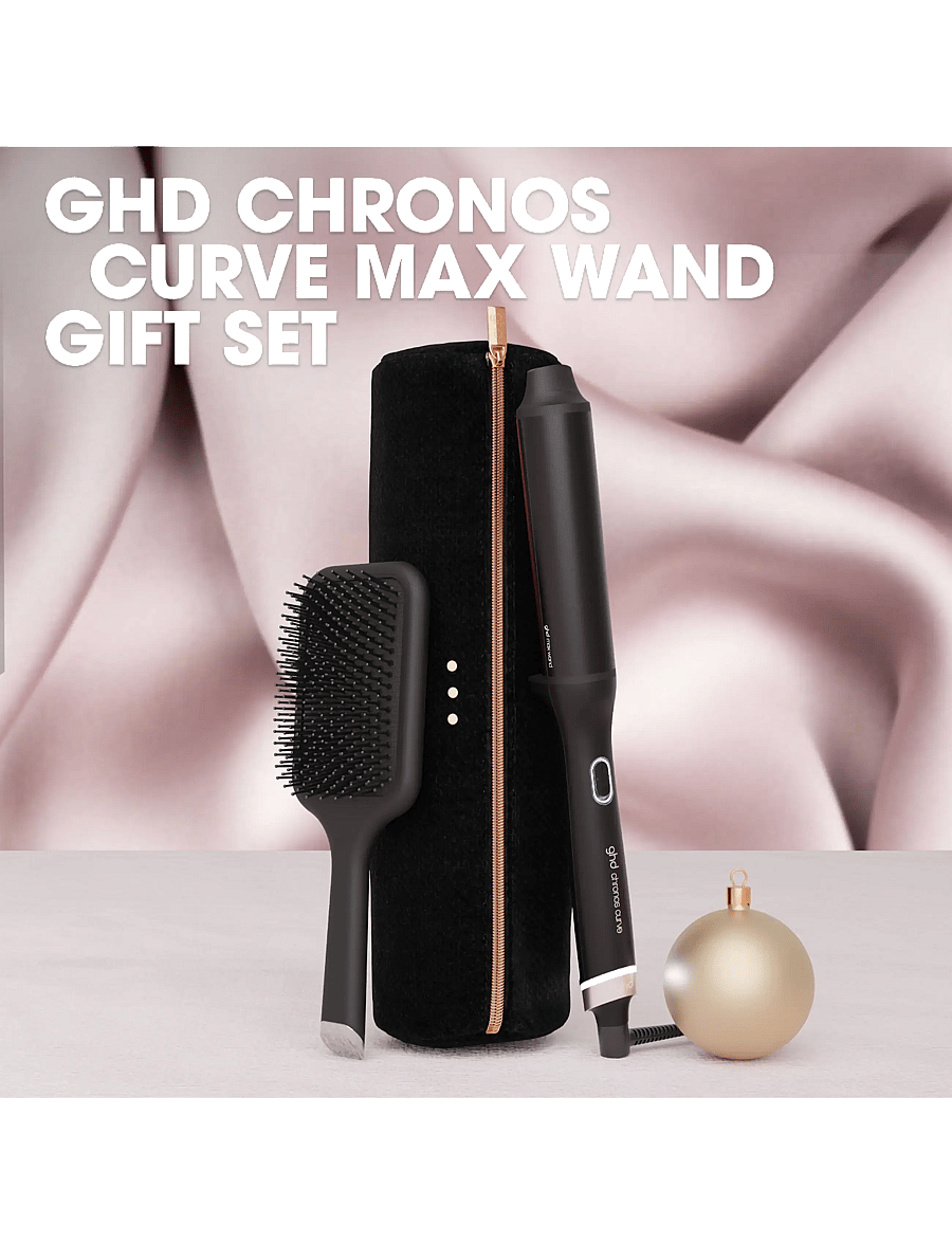 ghd - ghd Chronos Curve - Max Wand 38mm Barrel - Festive Gift Set in Black - no color - 2