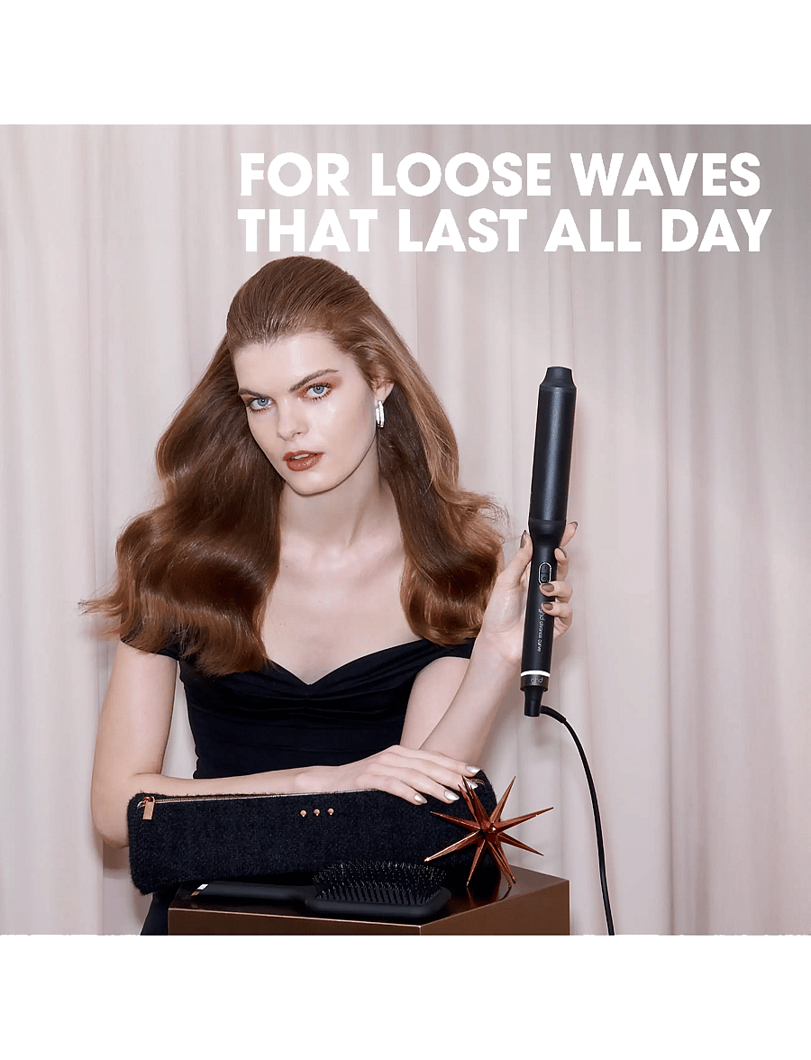 ghd - ghd Chronos Curve - Max Wand 38mm Barrel - Festive Gift Set in Black - no color - 3