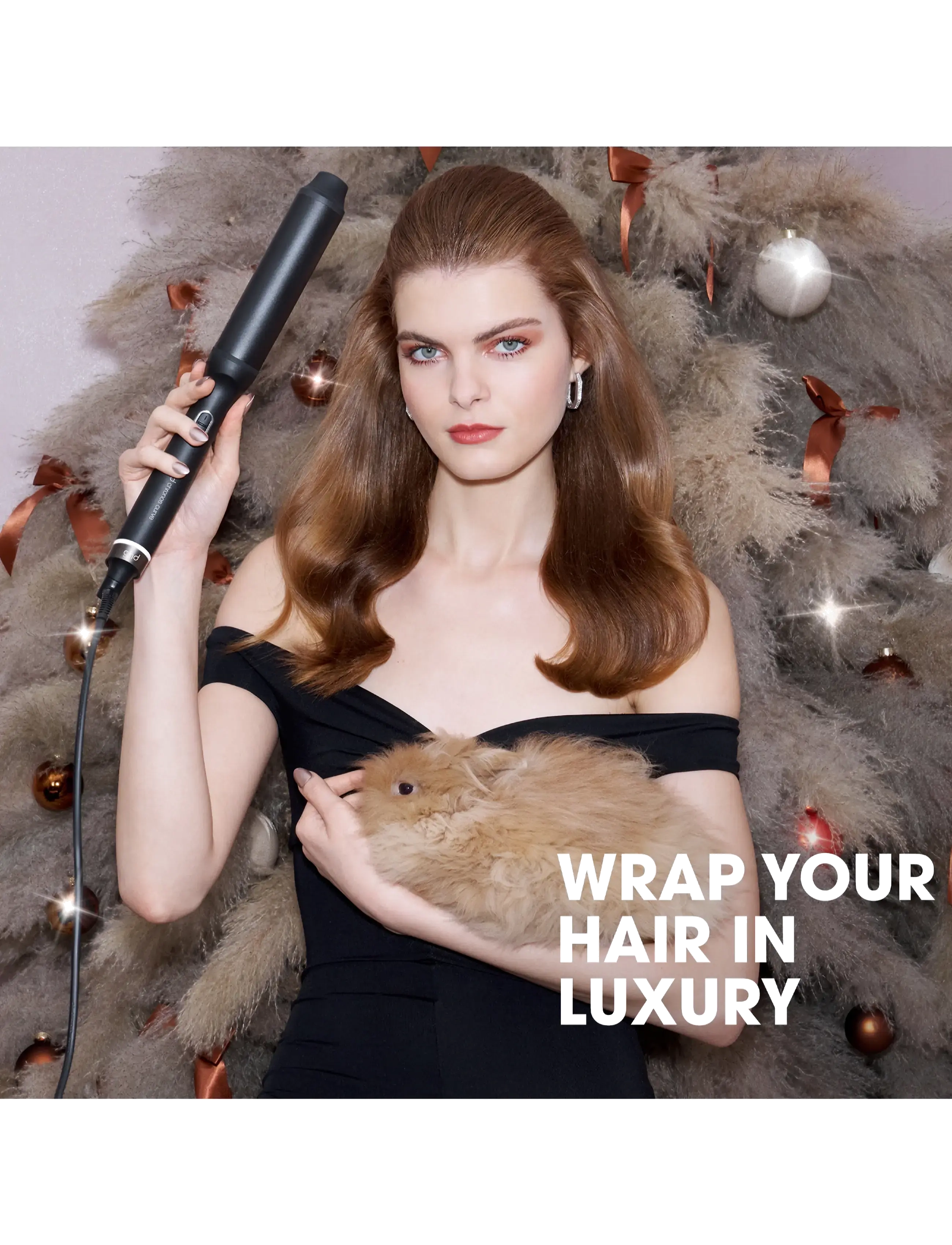 ghd - ghd Chronos Curve - Max Wand 38mm Barrel - Festive Gift Set in Black - gåvoset - no color - 4