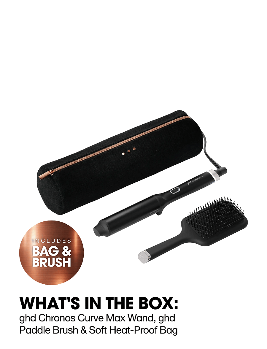 ghd - ghd Chronos Curve - Max Wand 38mm Barrel - Festive Gift Set in Black - no color - 5