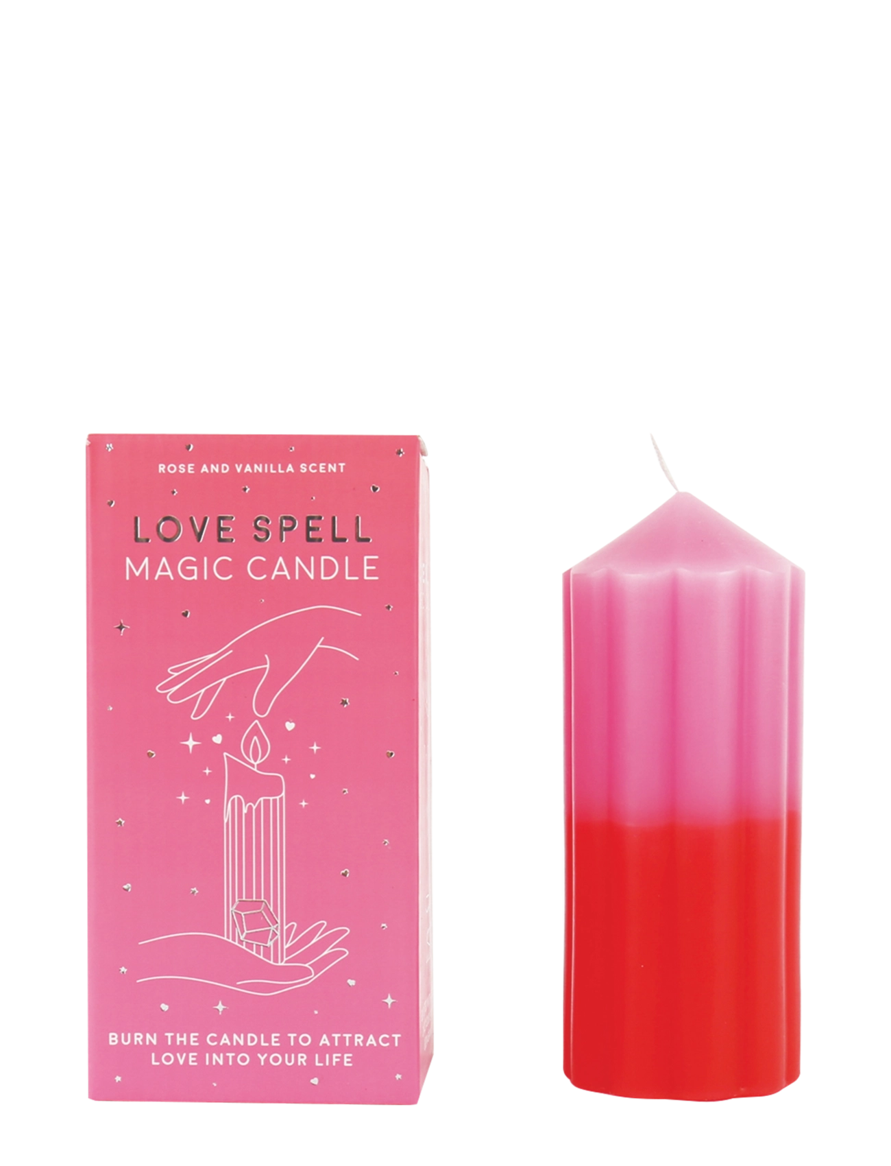 Gift Republic Magic Candle Love Spell - Blockkerzen - PINK / pink/rose