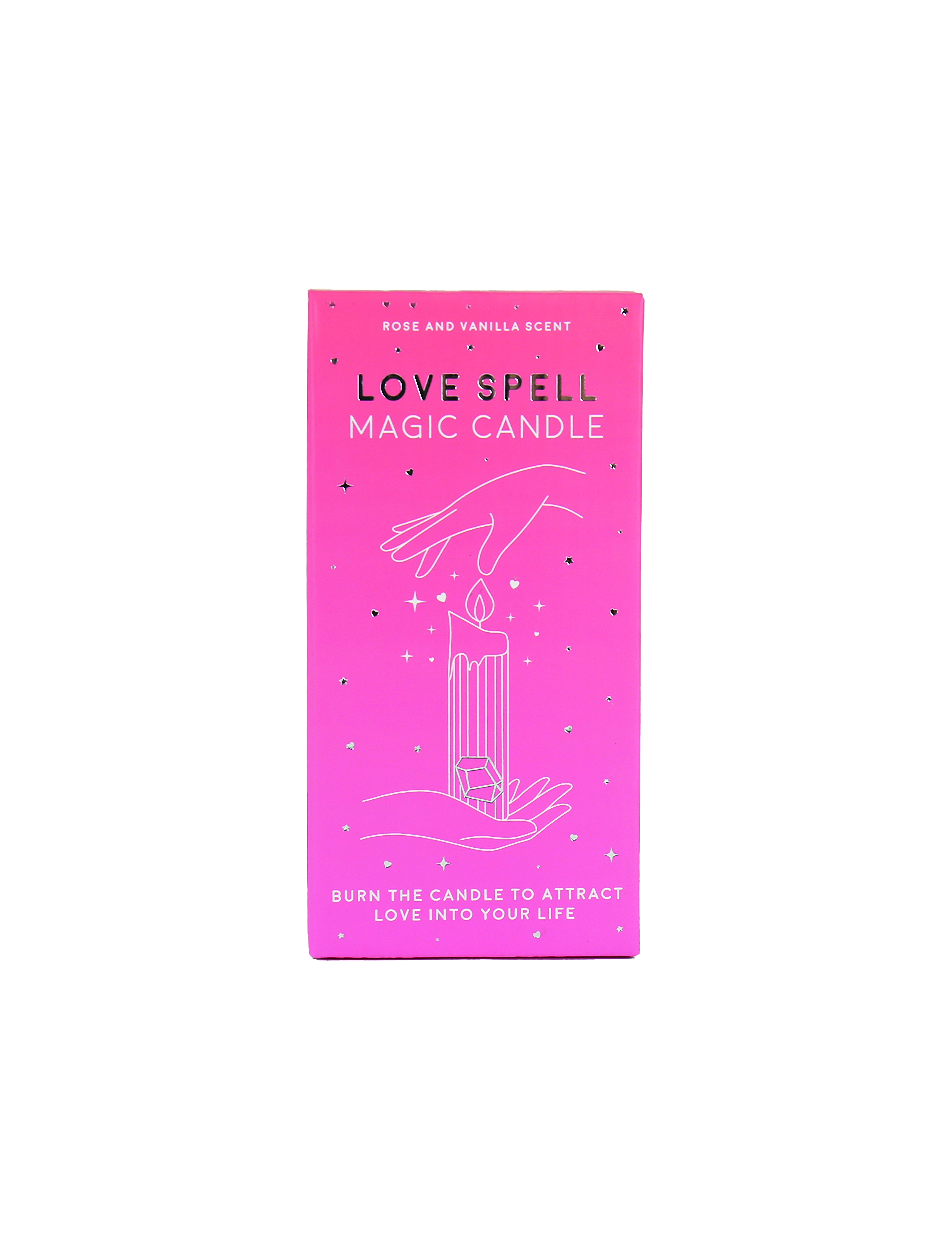 Gift Republic - Magic Candle Love Spell - block candles - pink - 1