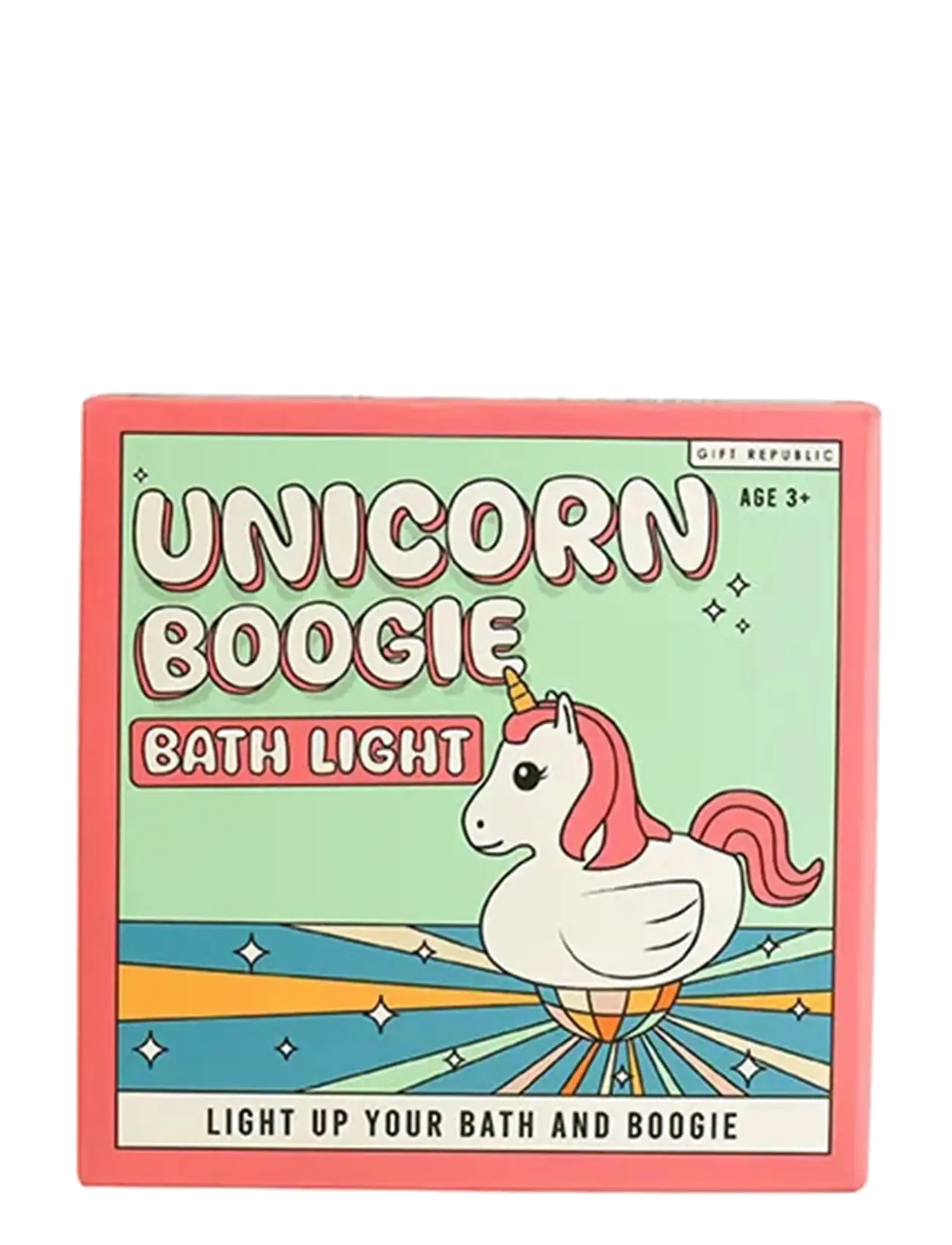 Gift Republic Badlampa Unicorn, 10X7X7 cm, Coral, Interaktive Dyr Og Robotter > Interaktive Dyr, Børn