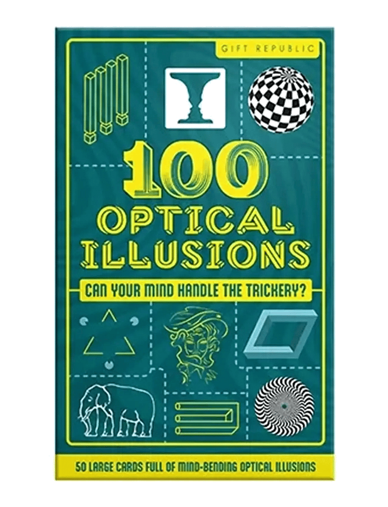 Gift Republic - Kort Optical illusions - kaardimängud - green - 0