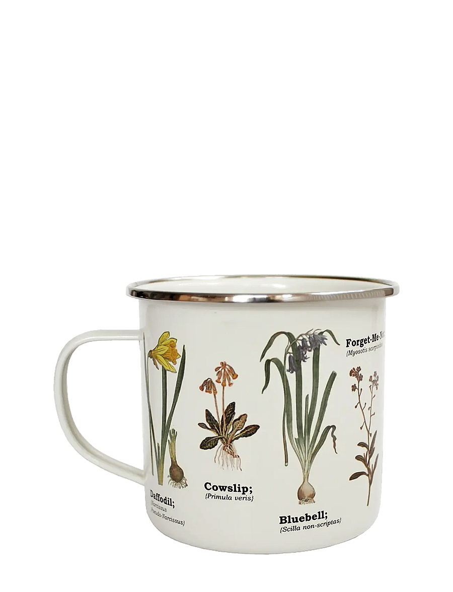 Gift Republic - Enamel Mug Wild Flowers - teetassid - white - 1