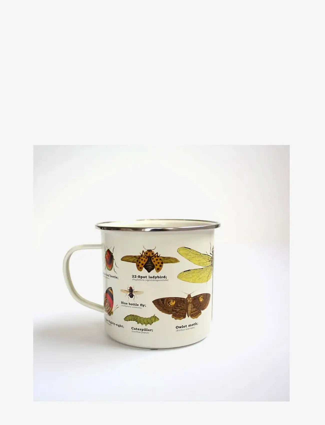 Gift Republic - Emaljmugg Insekter - kohvitassid - white - 0