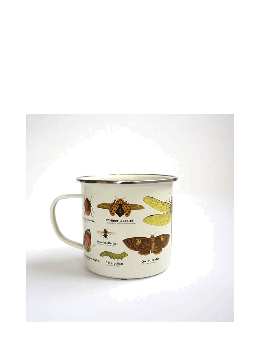 Gift Republic - Emaljmugg Insekter - kaffetassen - white - 0