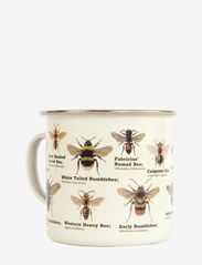 Mug Enamel Bee - WHITE
