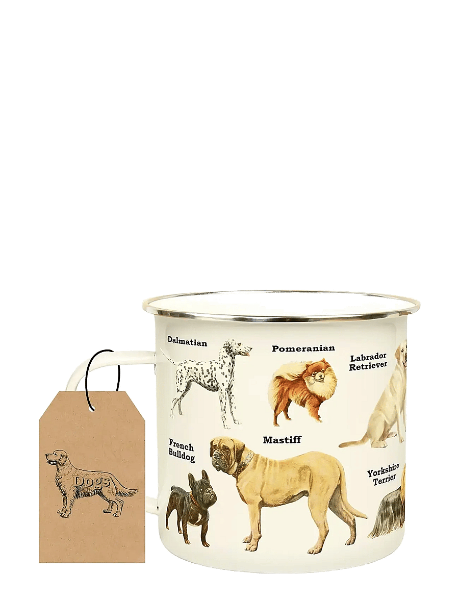 Gift Republic - Enamel Mug Dogs - madalaimad hinnad - cream - 0