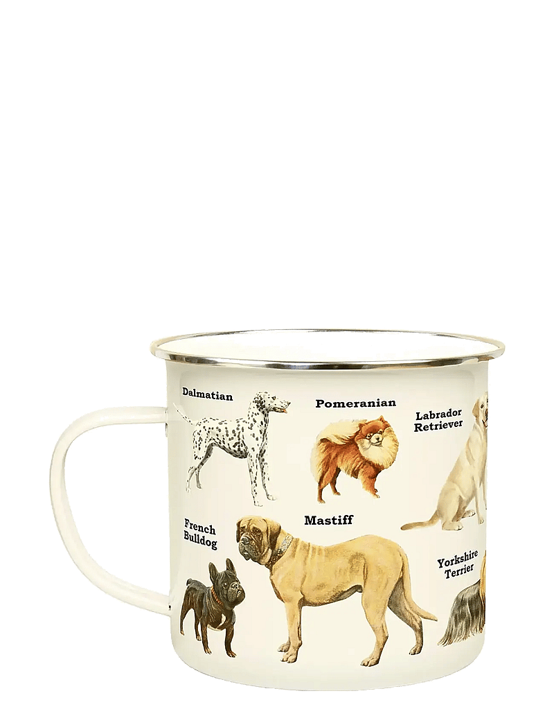 Gift Republic - Enamel Mug Dogs - osta hinna alusel - cream - 1