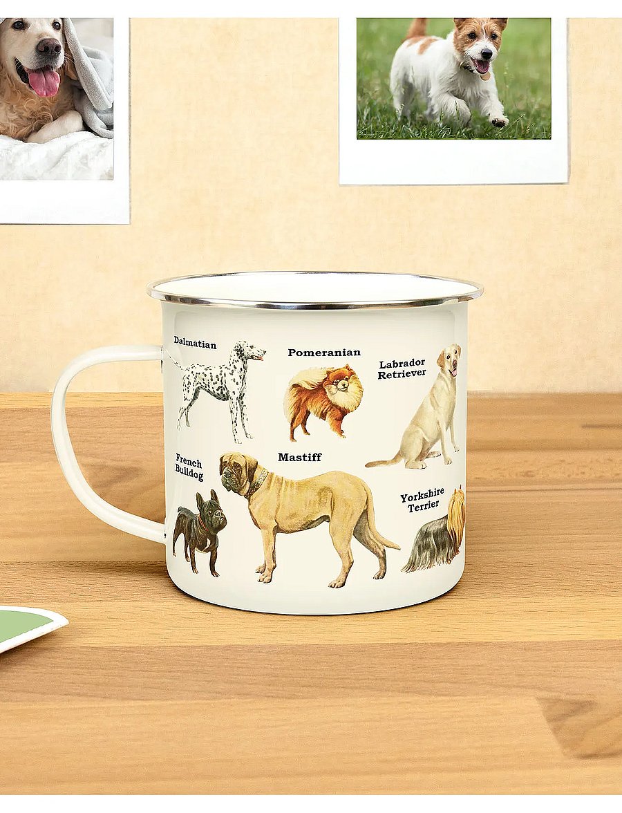 Gift Republic - Enamel Mug Dogs - madalaimad hinnad - cream - 4