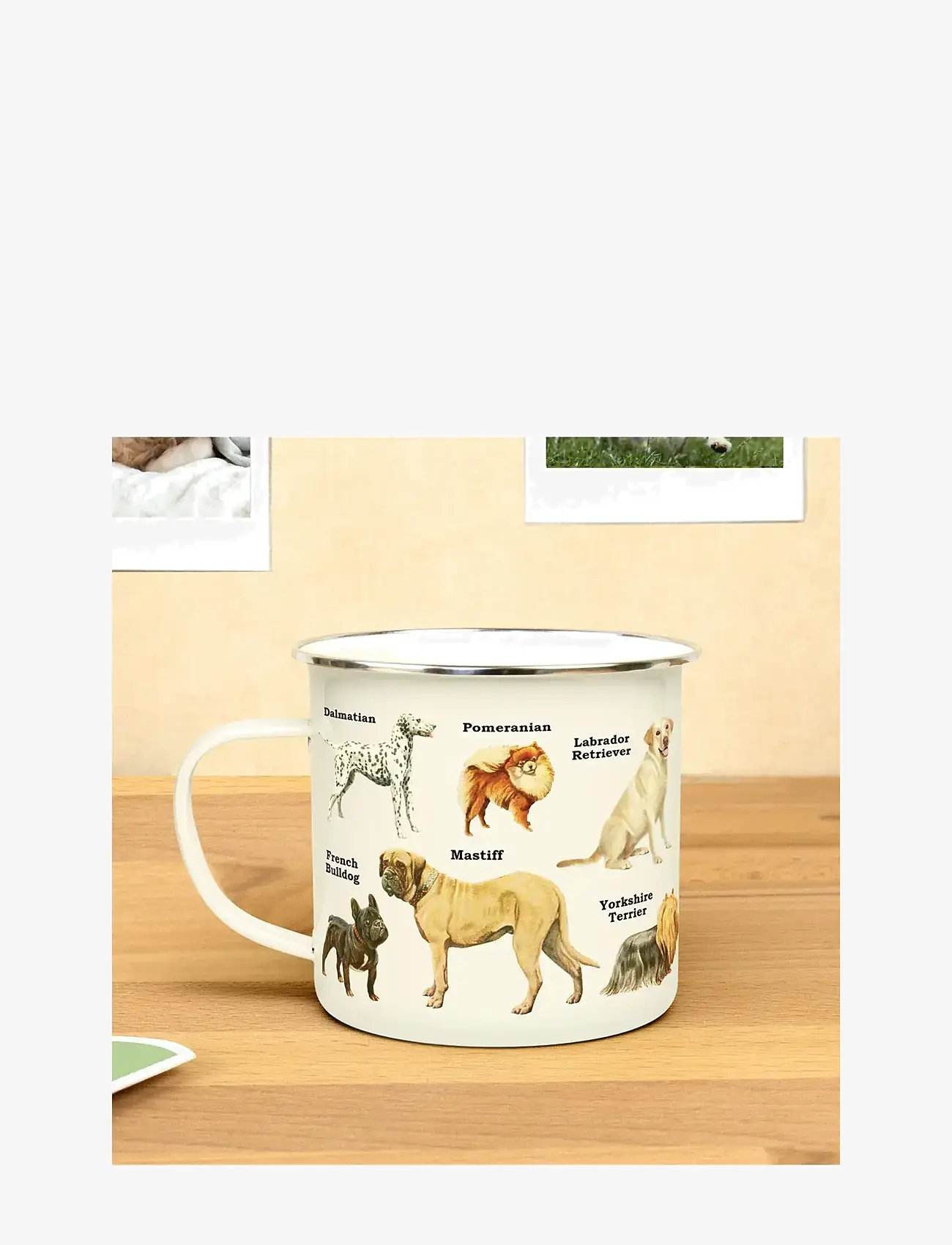 Gift Republic - Emalje Krus Hunde - køb efter pris - cream - 3
