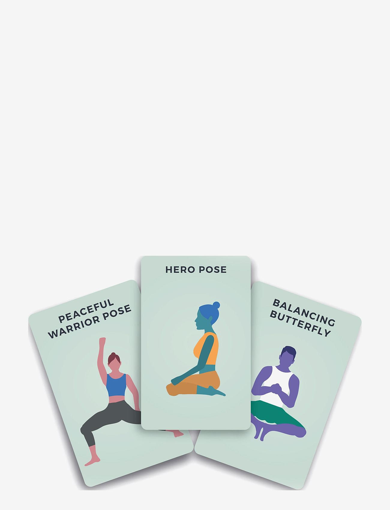 Gift Republic - Cards Yoga Poses - zemākās cenas - multi - 1