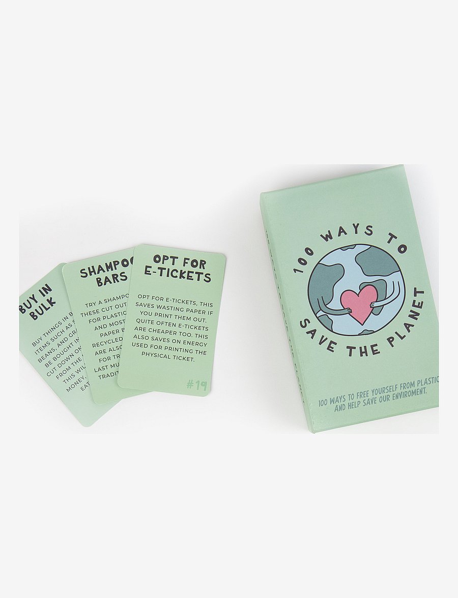 Gift Republic - 100 Ways To Save The Planet - madalaimad hinnad - green - 2