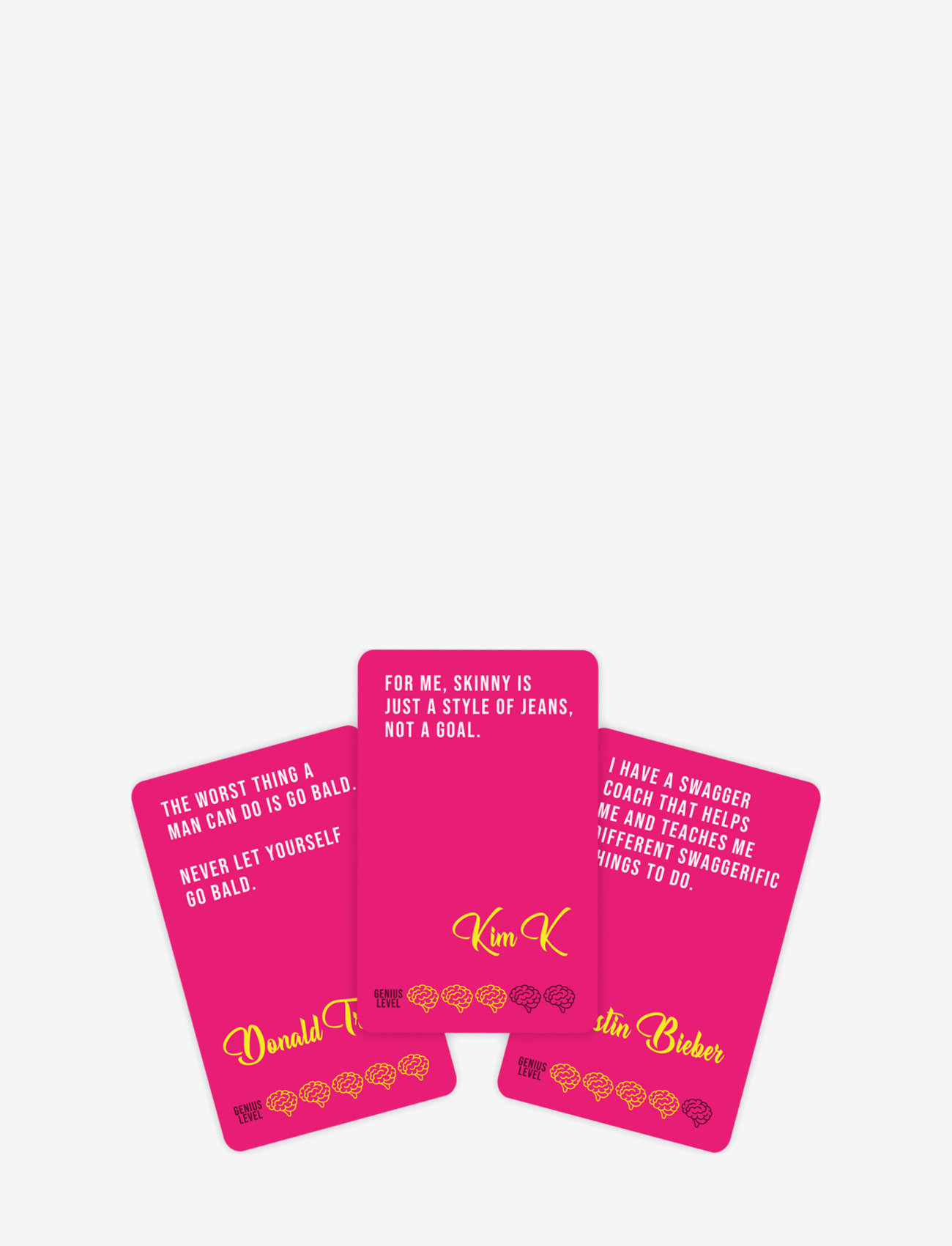 Gift Republic - Cards Celebrity Words - køb efter pris - pink - 2
