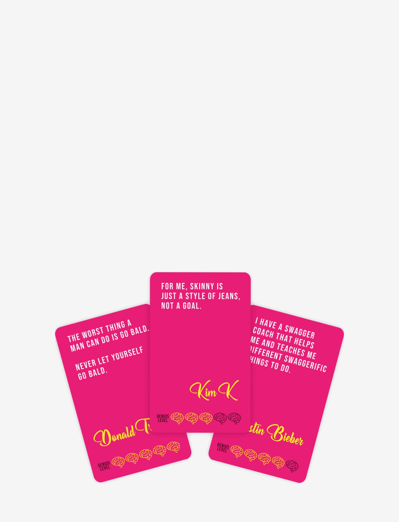 Gift Republic - Cards Celebrity Words - de laveste prisene - pink - 1