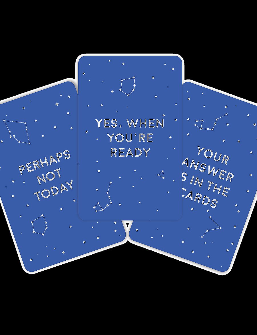 Gift Republic - Fortune Telling Cards - spiele - blue - 3