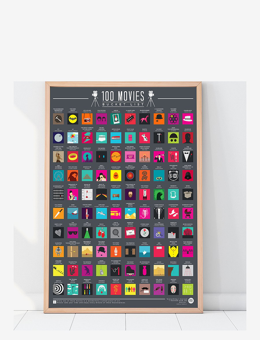 Gift Republic - Bucketlist 100 Movies - die niedrigsten preise - black - 2