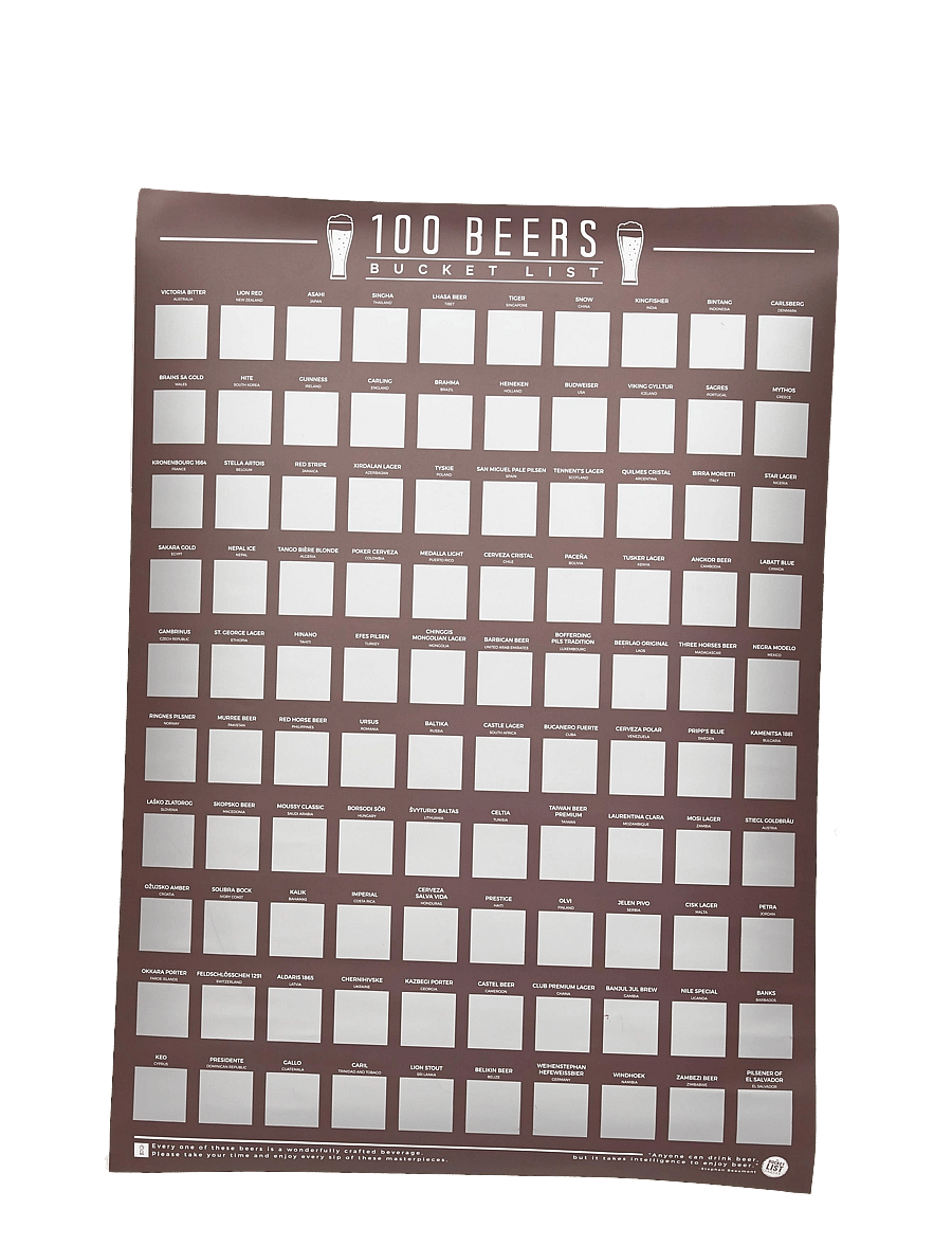 Gift Republic - 100 Beers - madalaimad hinnad - brown - 0
