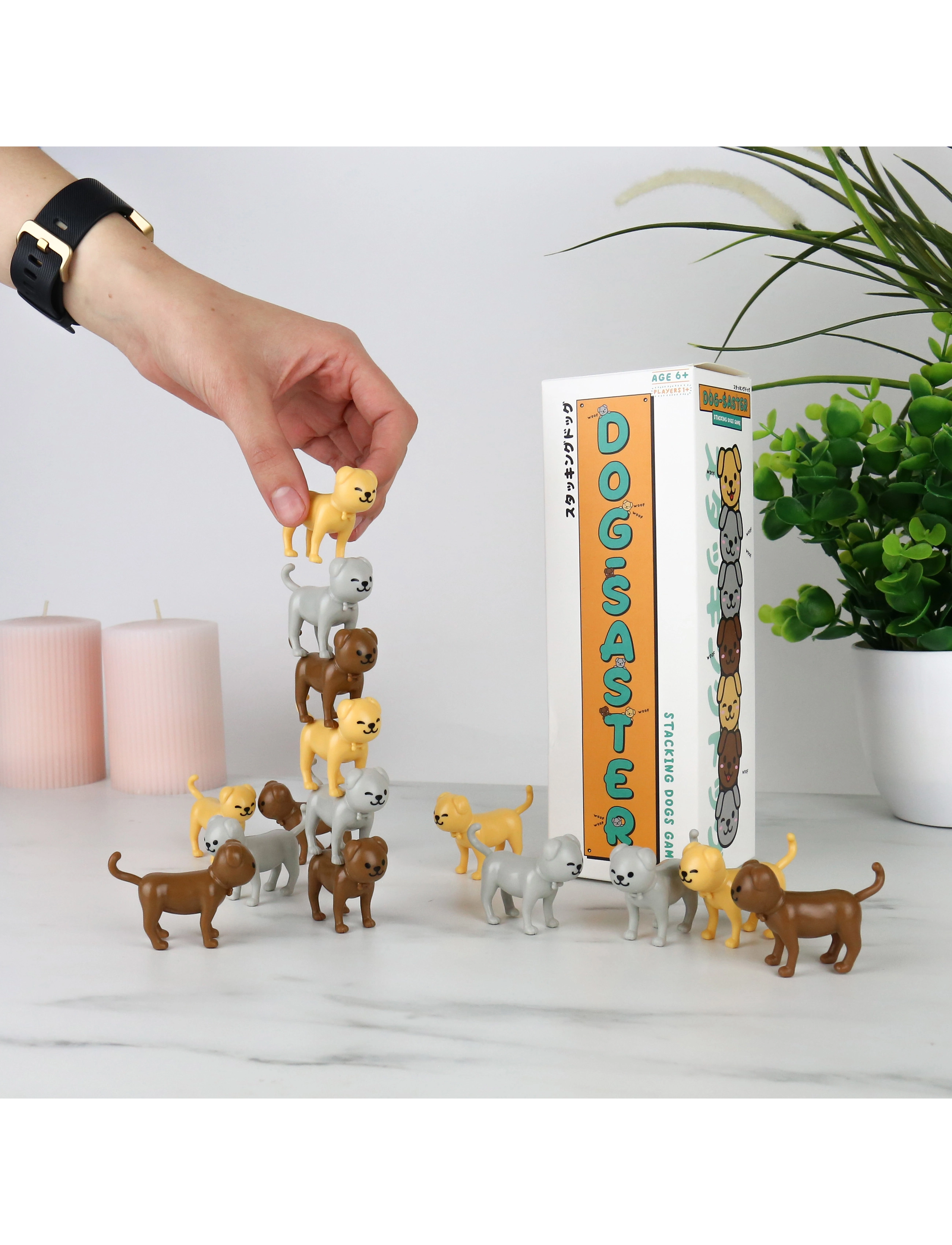 Gift Republic Game Dogsaster, One Size x 21, Puzzles & Games, Mehrfarbig/gemustert - Homeware