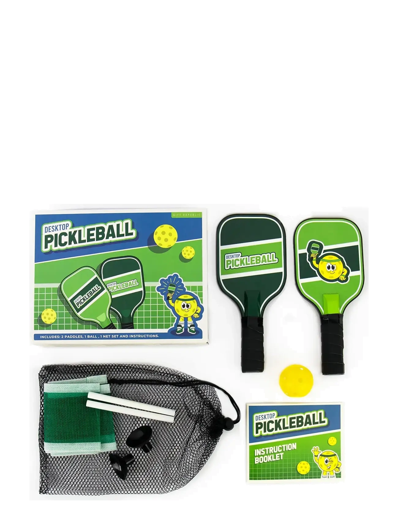 Gift Republic - Desktop Pickleball - shop by price - green - 2