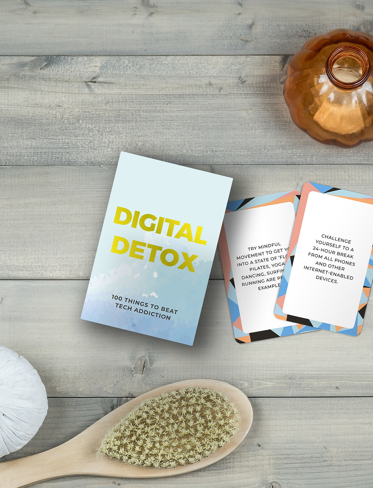 Gift Republic Cards Detox Digital, One Size, Puzzles & Games, Blau - Homeware