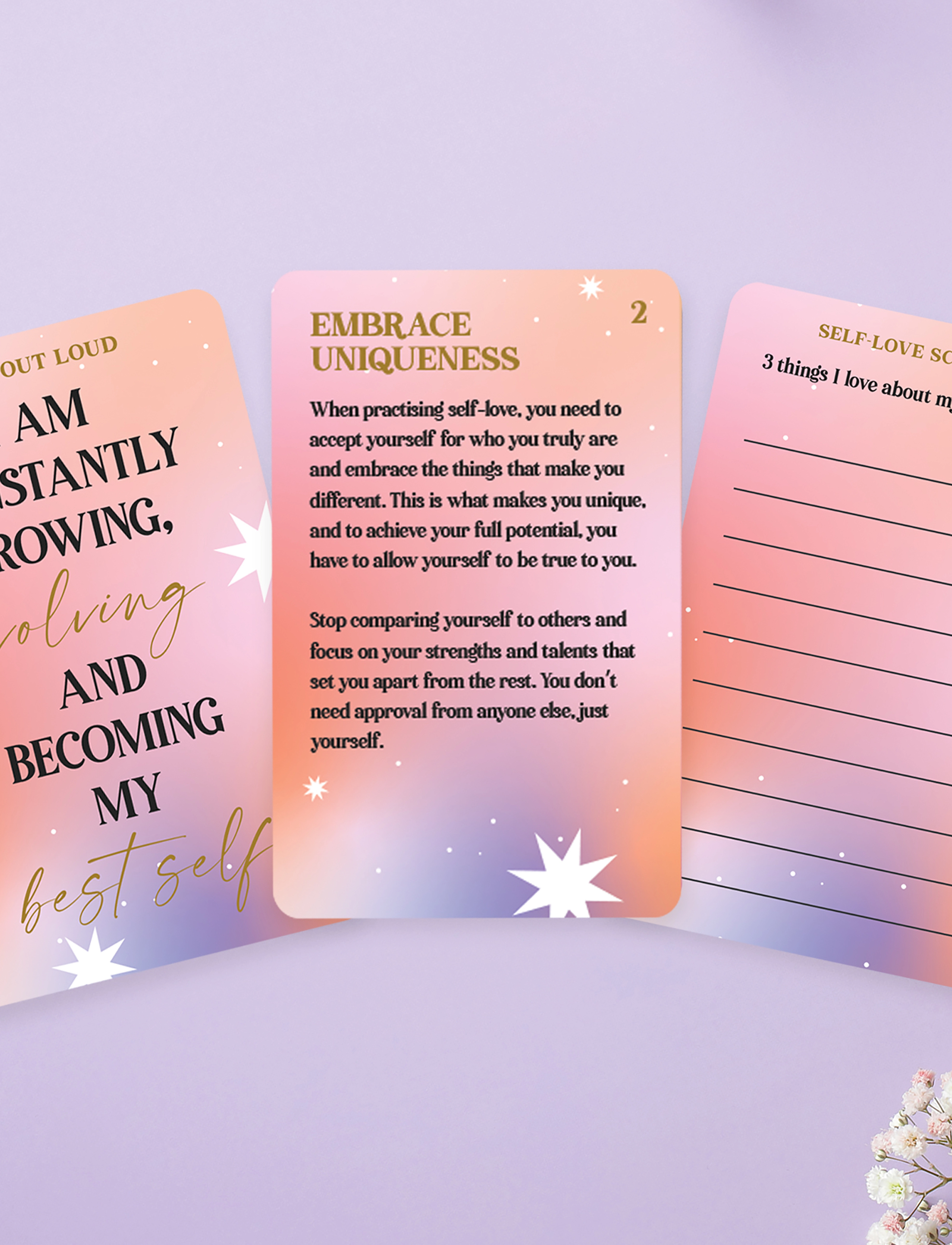 Gift Republic - Cards Self-love - alhaisimmat hinnat - purple - 3
