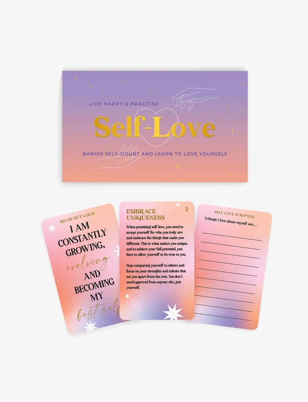 Gift Republic - Cards Self-love - sorteren op prijs - purple - 1