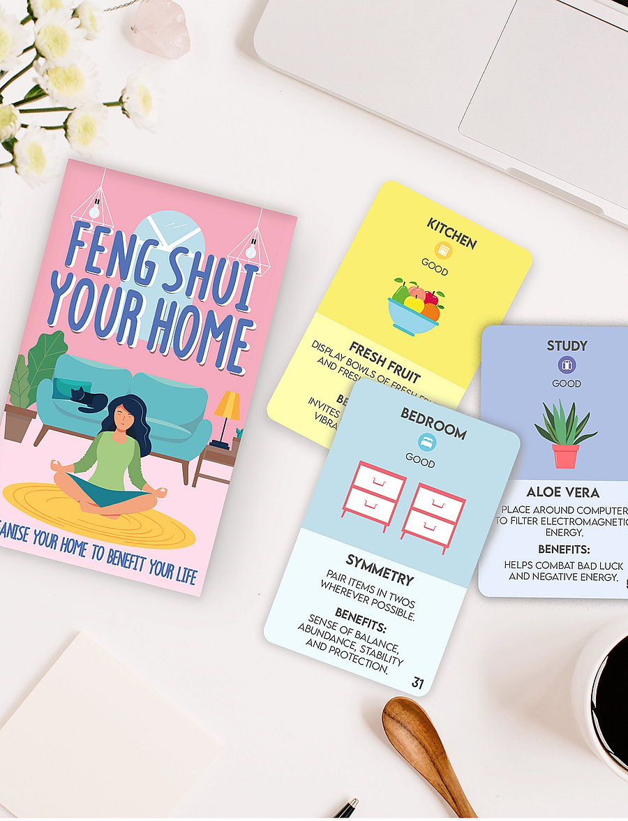 Gift Republic - Cards Feng Shui your home - spiele - pink - 0