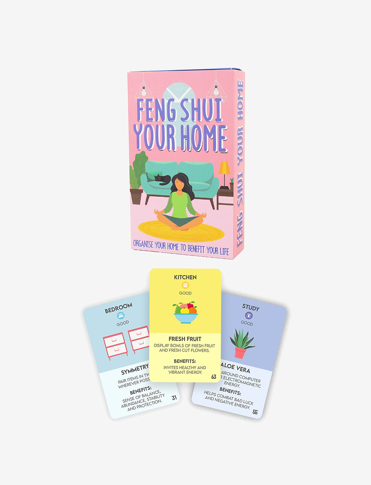 Gift Republic - Cards Feng Shui your home - pink - 2
