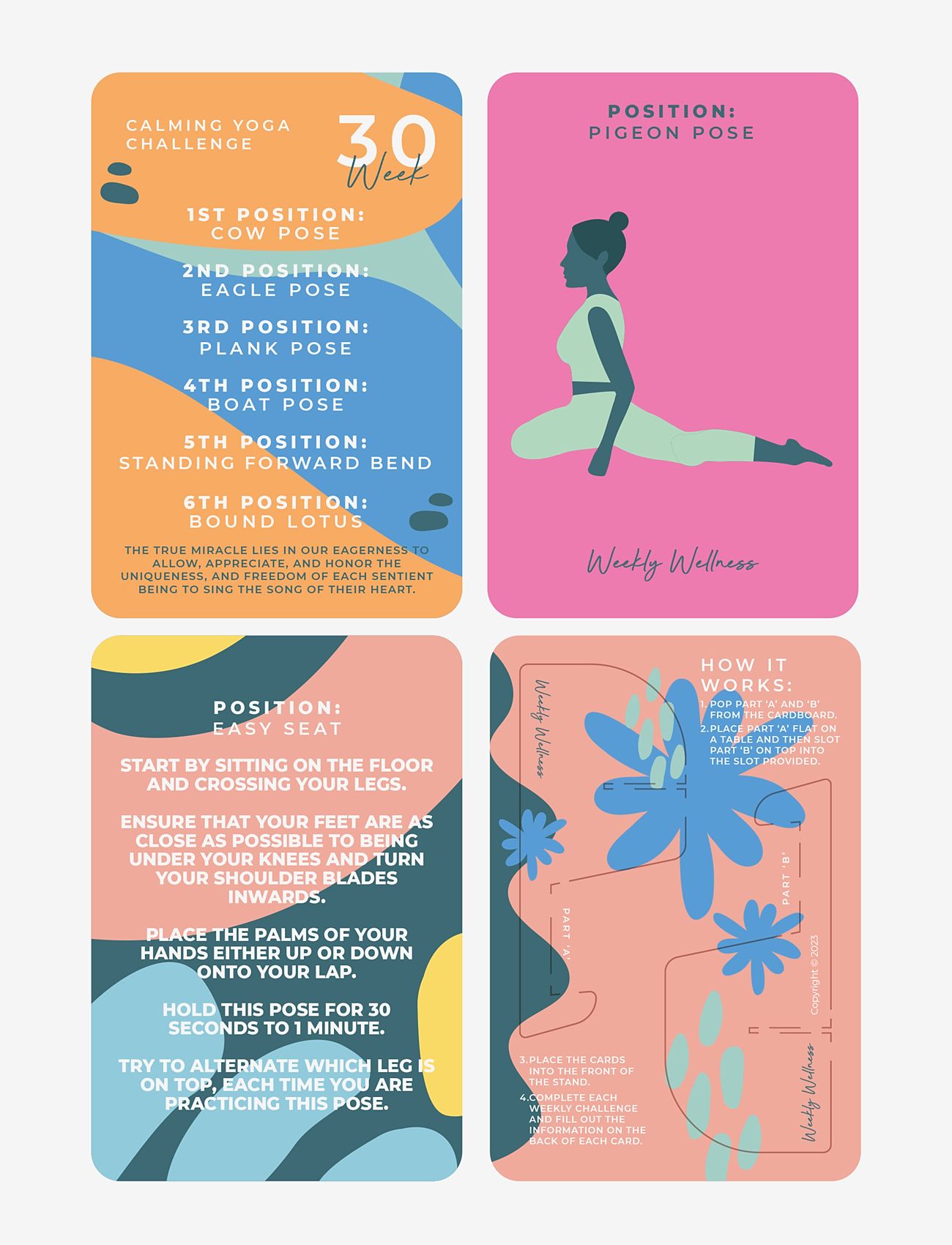 Gift Republic - Veckans Välmående Yoga - köp efter pris - green - 1