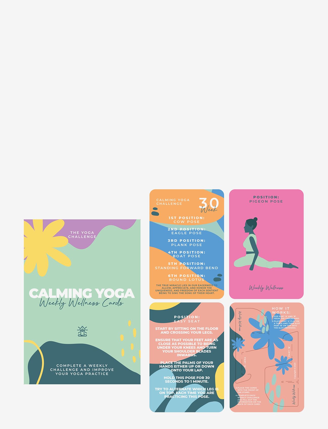 Gift Republic - Veckans Välmående Yoga - köp efter pris - green - 2