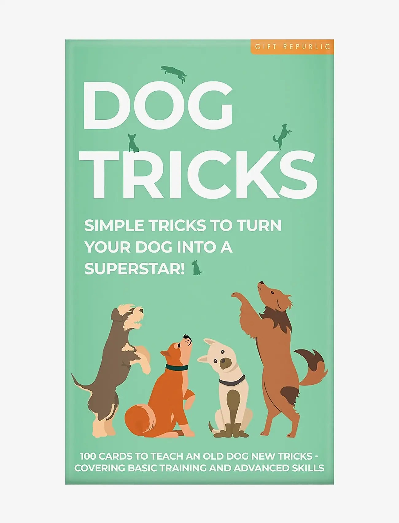 Gift Republic - Dog Tricks Card Pack - raamatud - green - 1