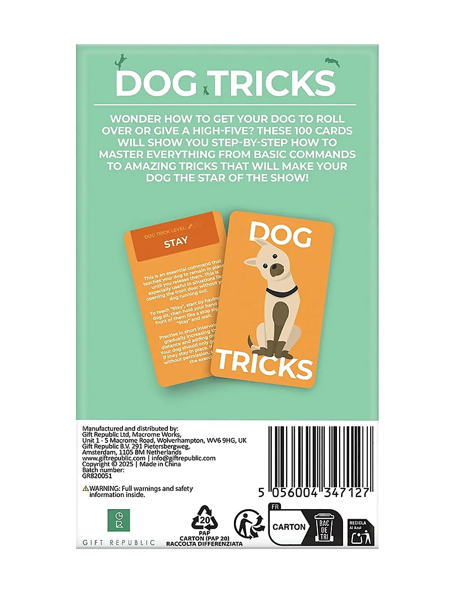 Gift Republic - Dog Tricks Card Pack - die niedrigsten preise - green - 2