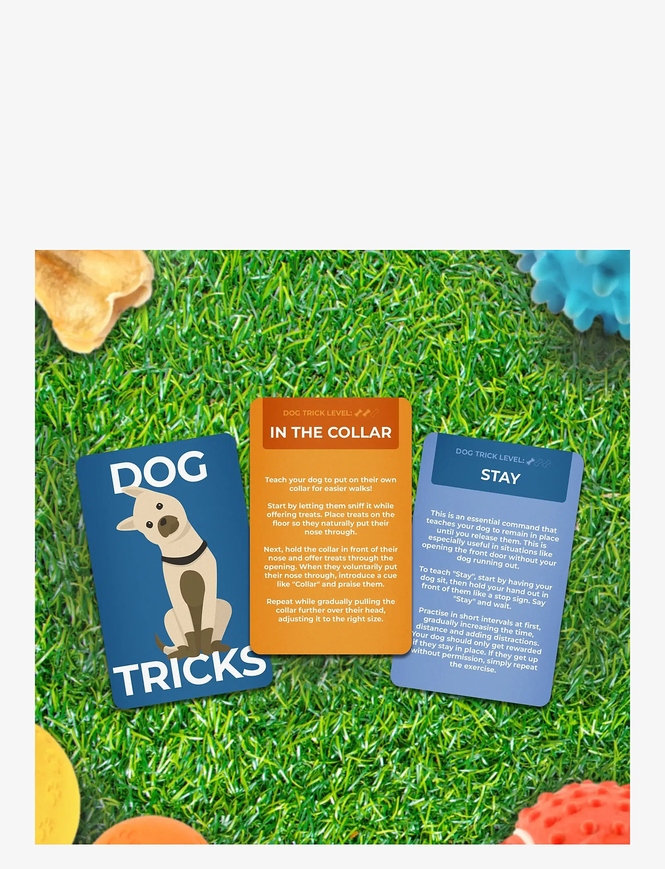 Gift Republic - Dog Tricks Card Pack - raamatud - green - 4